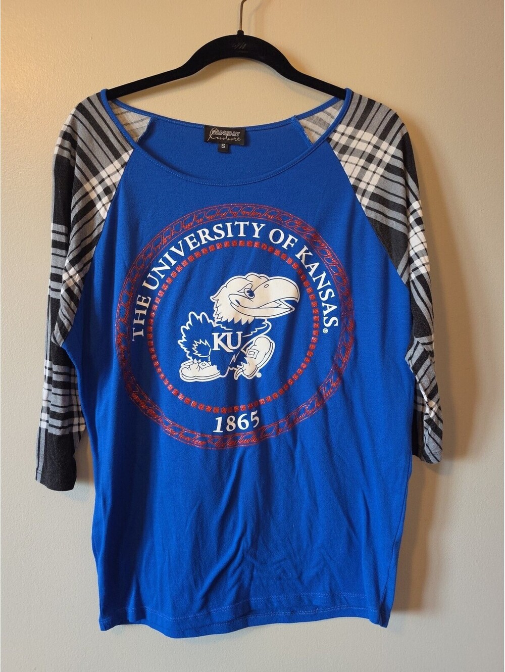 Gameday Couture University of Kansas Shirt blue
